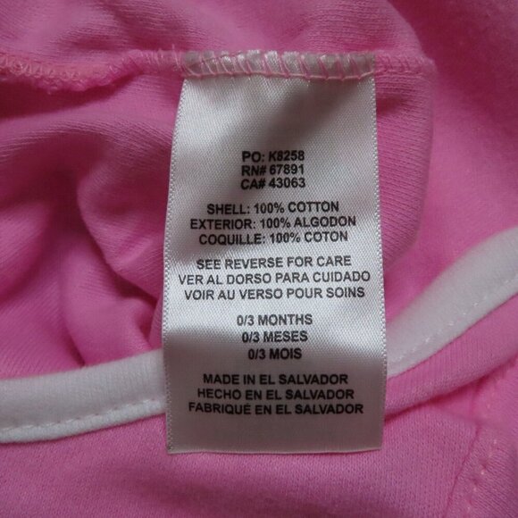 NFL Green Bay Packers Baby Girl 0-3 Months Pink Short Sleeve One Piece Bodysuit - Picture 5 of 8